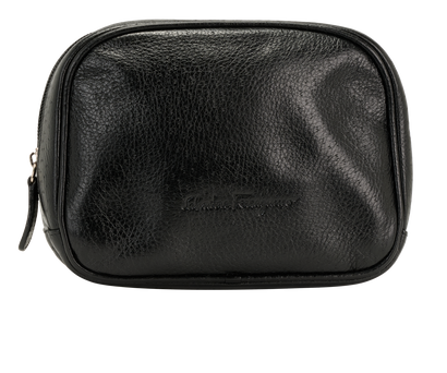 Salvatore Ferragamo Pouch, &pound;150, Accessories, Black, Leather, Front view